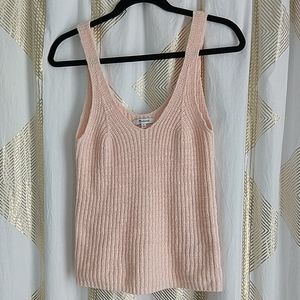 Madewell Sweater Tank Pink XS